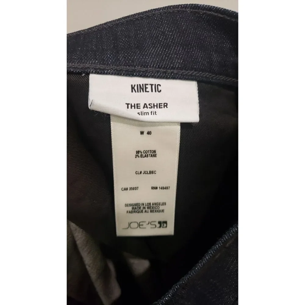 Joe's Jeans The Asher Slim Kinetic Soft Jeans Size‎ 40 NWT MSRP $178